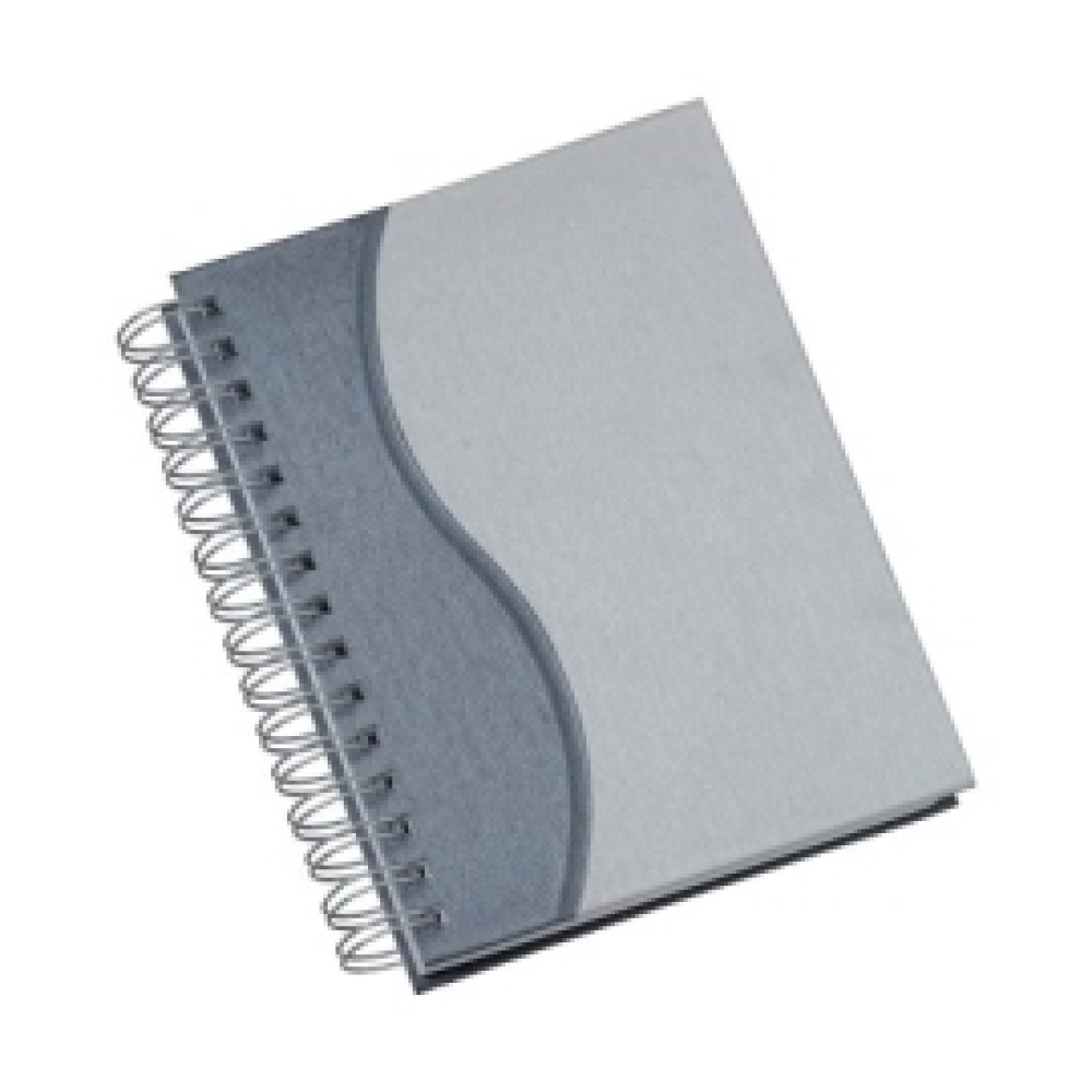 Agenda Wire-o Metalizada com Recorte em S